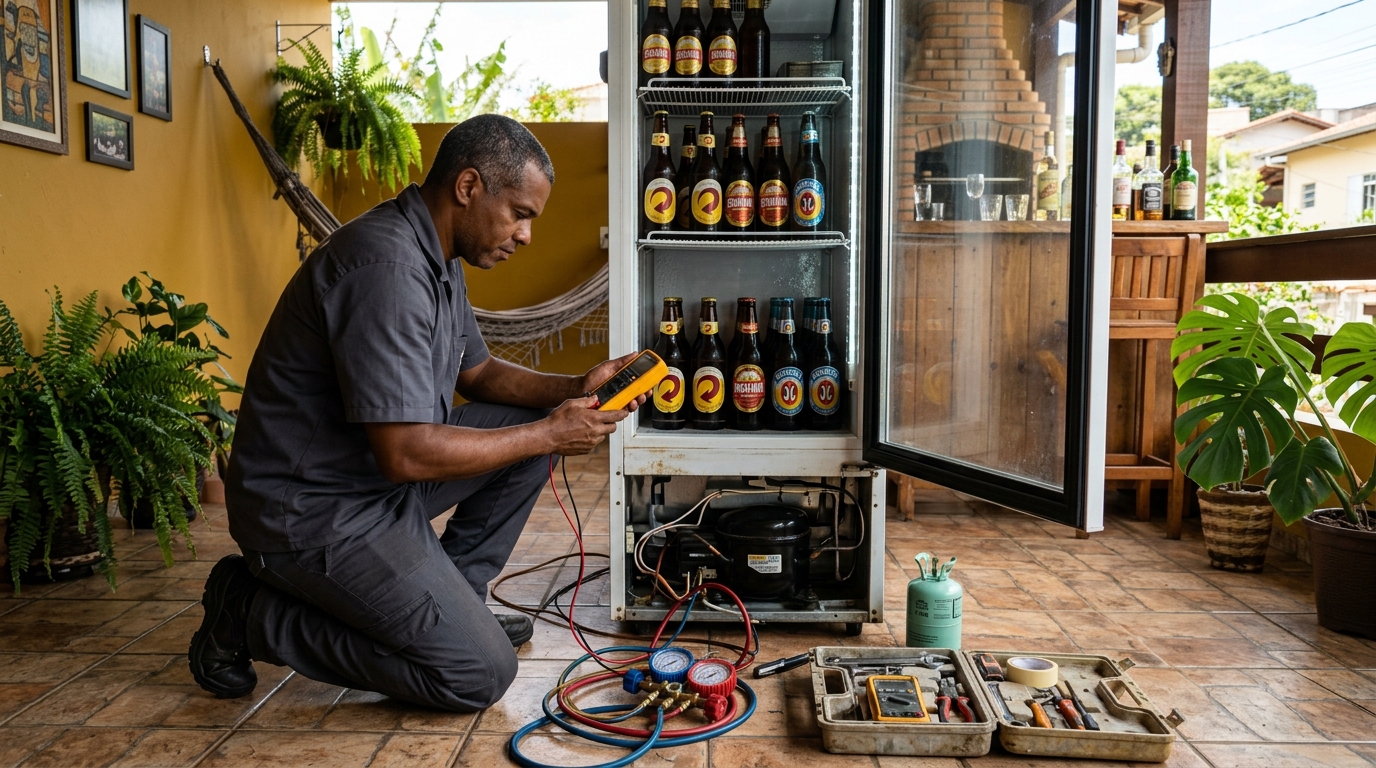 Conserto de placa eletrônica de cervejeira em Montes Claros‑MG
